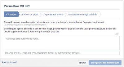 Comment créer sa page Facebook Professionnelle Colmar 2